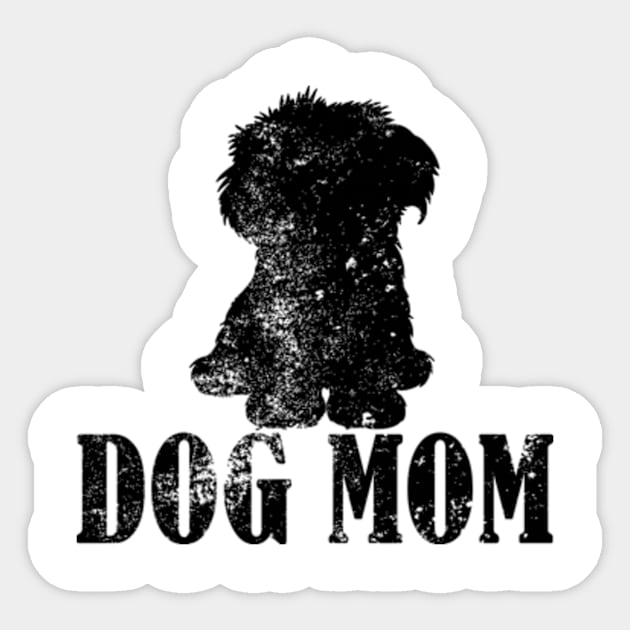 Maltese Dog Mom Sticker by AstridLdenOs